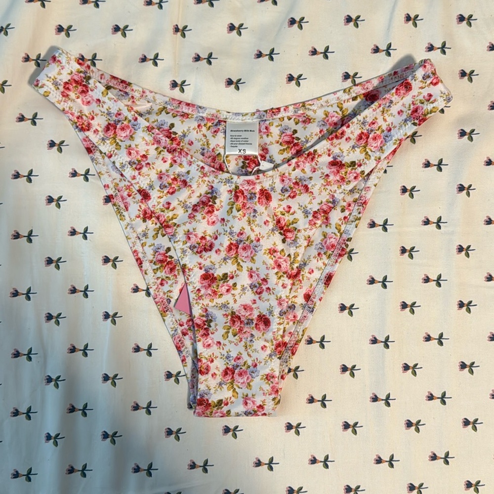 Strawberry Milk Mob Young Love Bikini Bottom Size XS